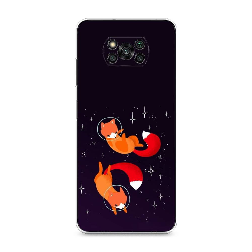 

Чехол Awog на Poco X3/X3 Pro "Лисы космонавты", Разноцветный, 310650-4