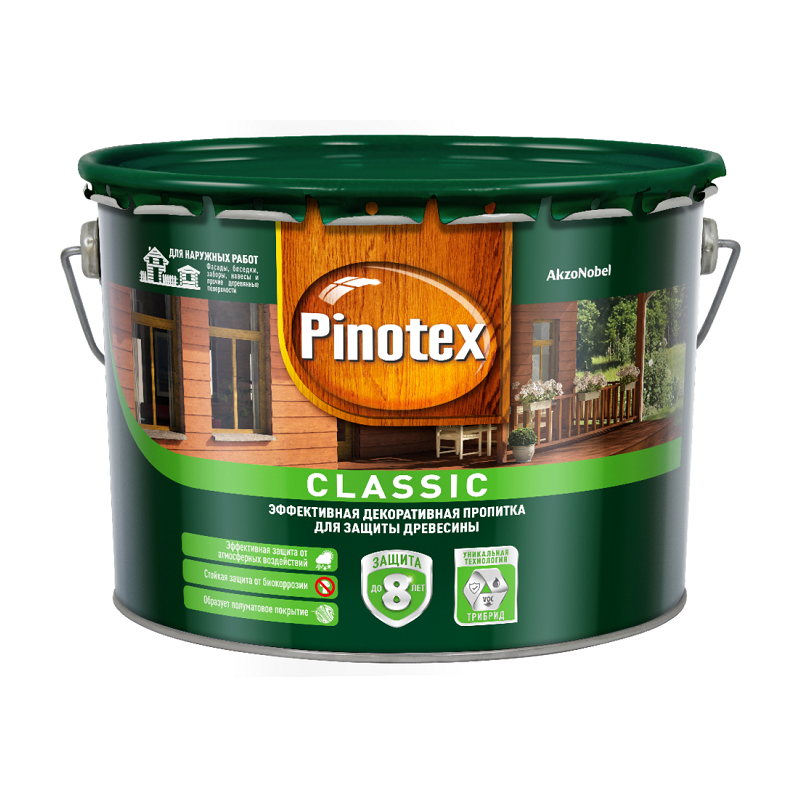 

Антисептик PINOTEX Classic палисандр 9 л