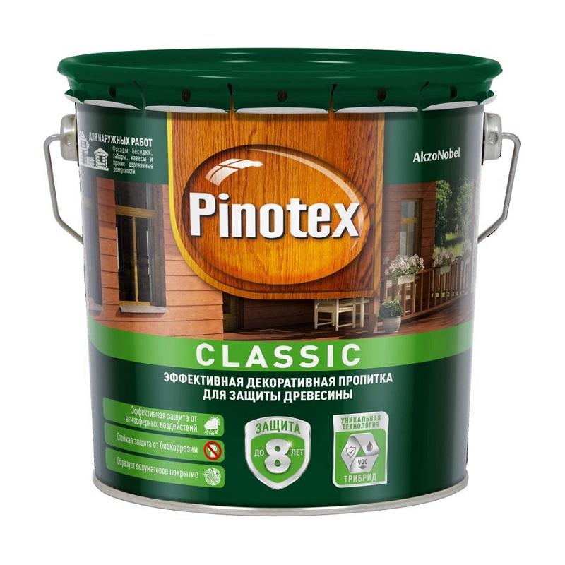 

Антисептик PINOTEX Classic красное дерево 2,7 л