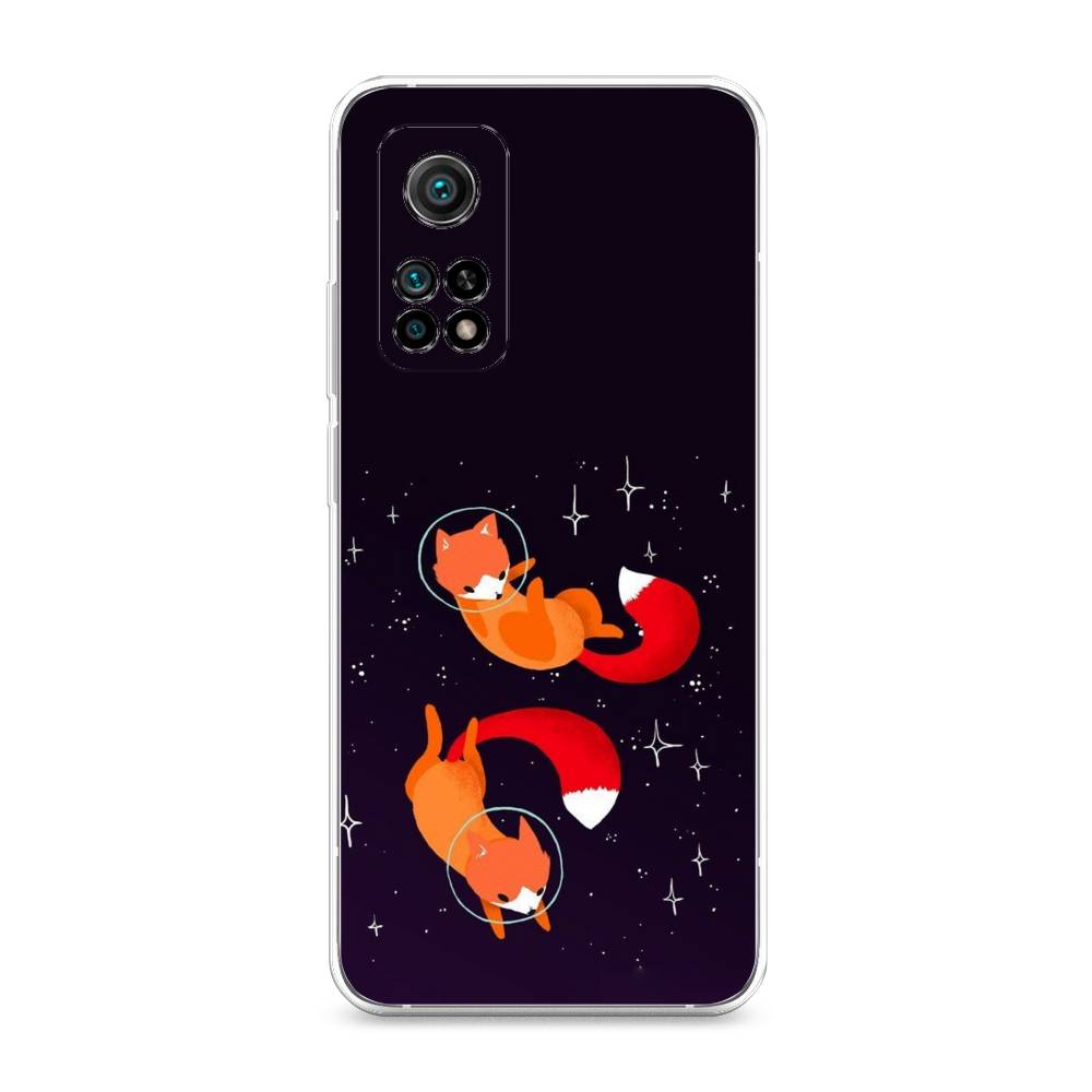 

Чехол Awog на Xiaomi Mi 10T/Mi 10T Pro "Лисы космонавты", Разноцветный, 39350-4