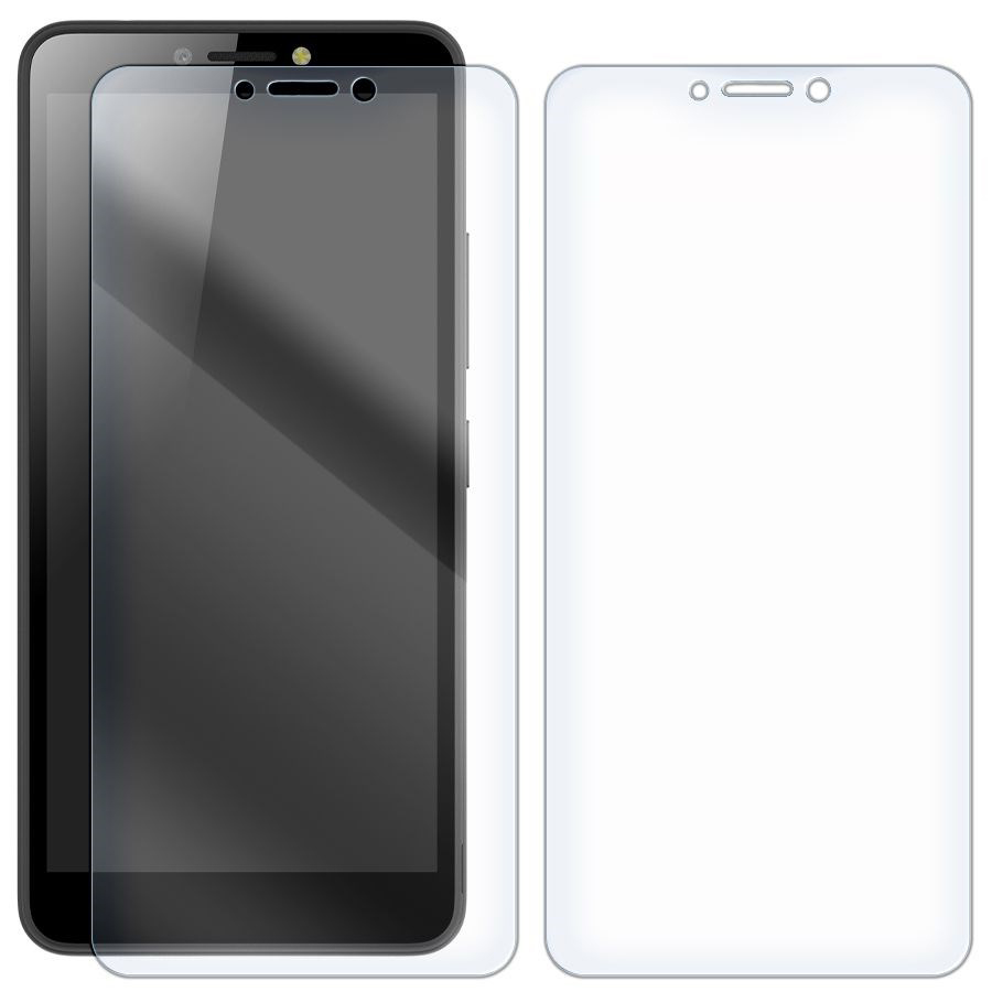 

Комплект из 2-x защитных гибридных стекол для ITEL P13