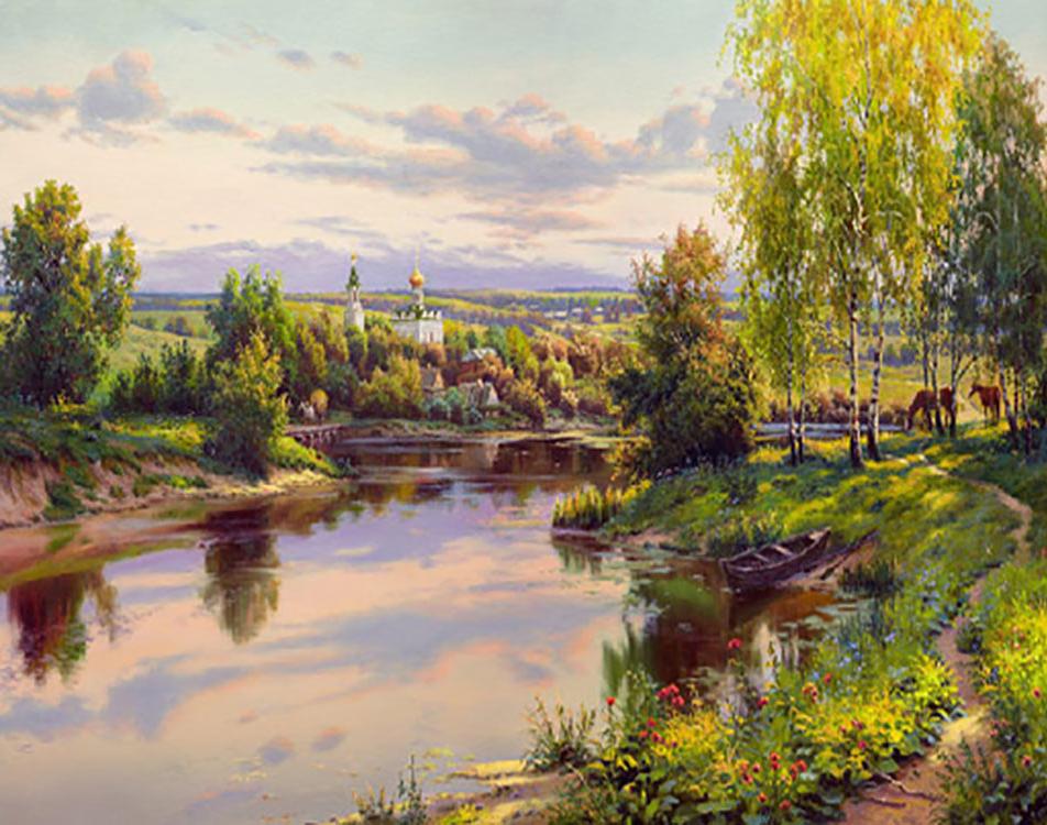 

Картина по номерам Molly Вечер, 40x50, Вечер