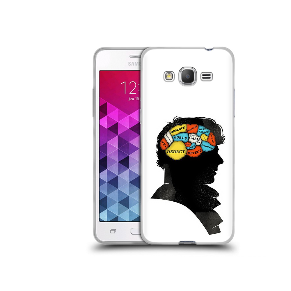 

Чехол MyPads Tocco для Samsung Galaxy Grand Prime темный рисунок, Прозрачный, Tocco
