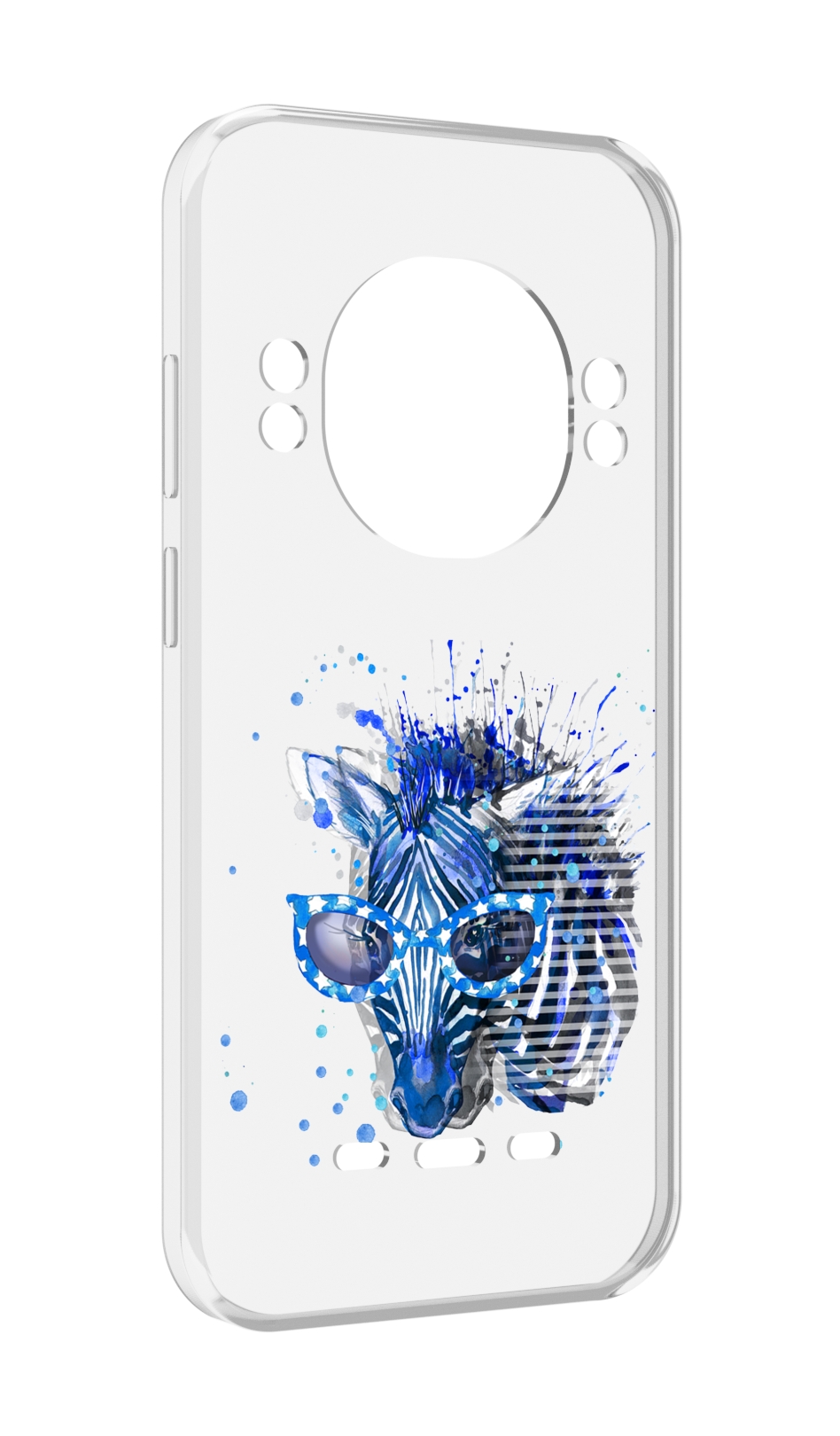 Чехол MyPads расплывчатая зебра для UleFone Power Armor 16 Pro