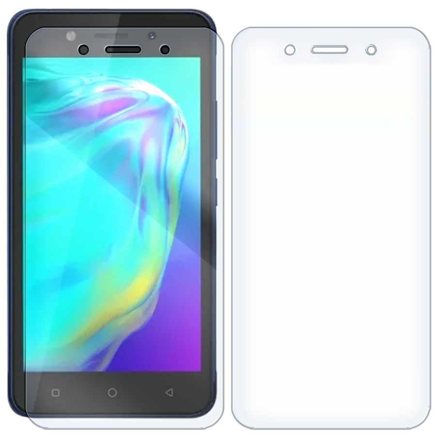 Комплект из 2-x защитных гибридных стекол для ITEL A17