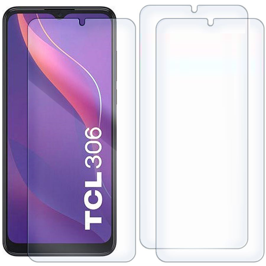 

Комплект из 3-x защитных гибридных стекол для TCL 306