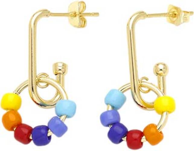 

Серьги из латуни Nouvelle mode J665401E, бисер, J665401E
