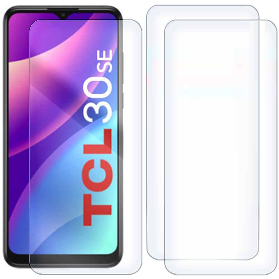 Комплект из 3-x защитных гибридных стекол для TCL 30 SE