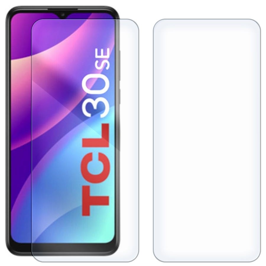 Комплект из 2-x защитных гибридных стекол для TCL 30 SE