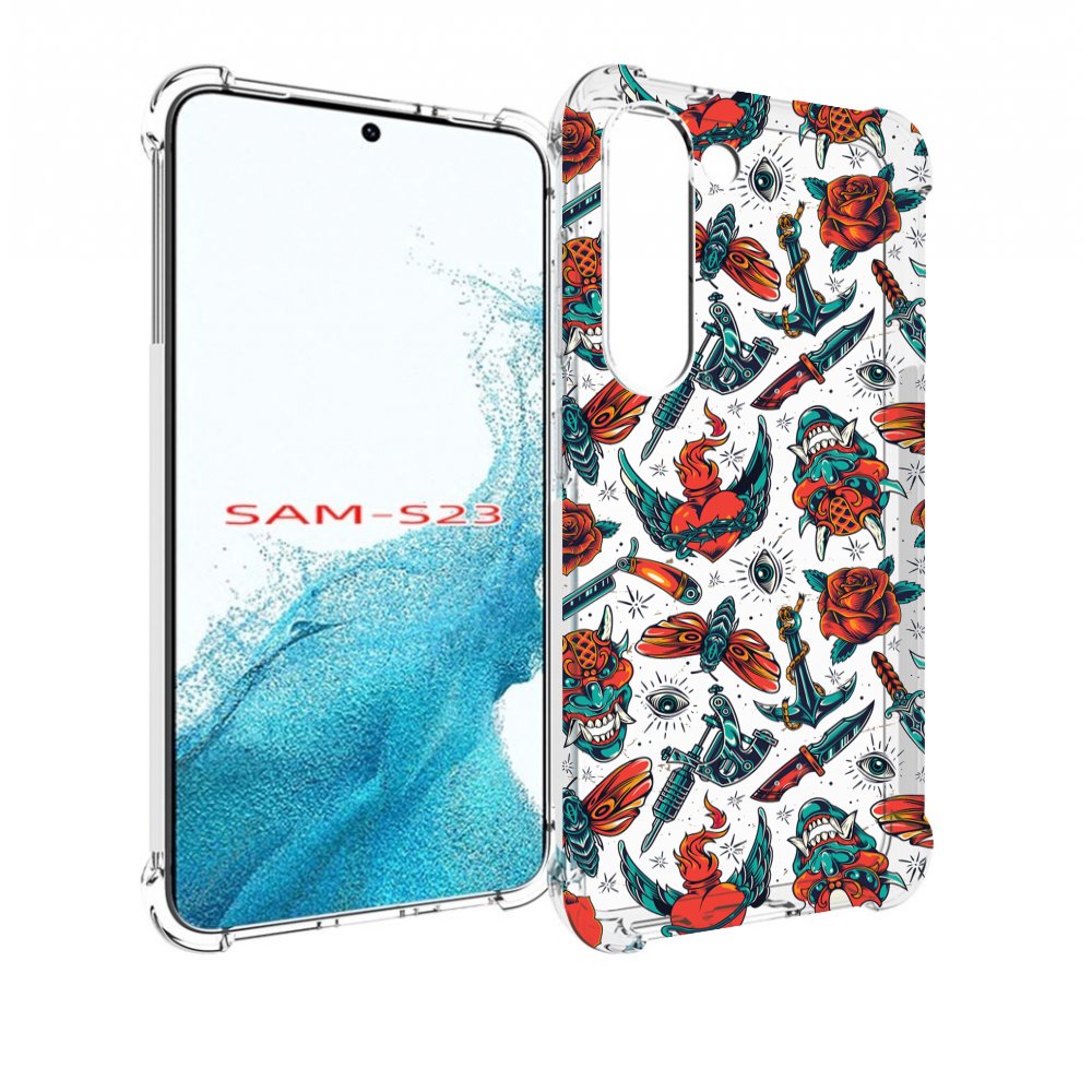 

Чехол MyPads олд-скул-пак для Samsung Galaxy S23, Прозрачный, Tocco
