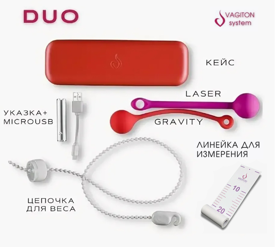 Тренажер VAGITON Duo 35 мм с линейкой