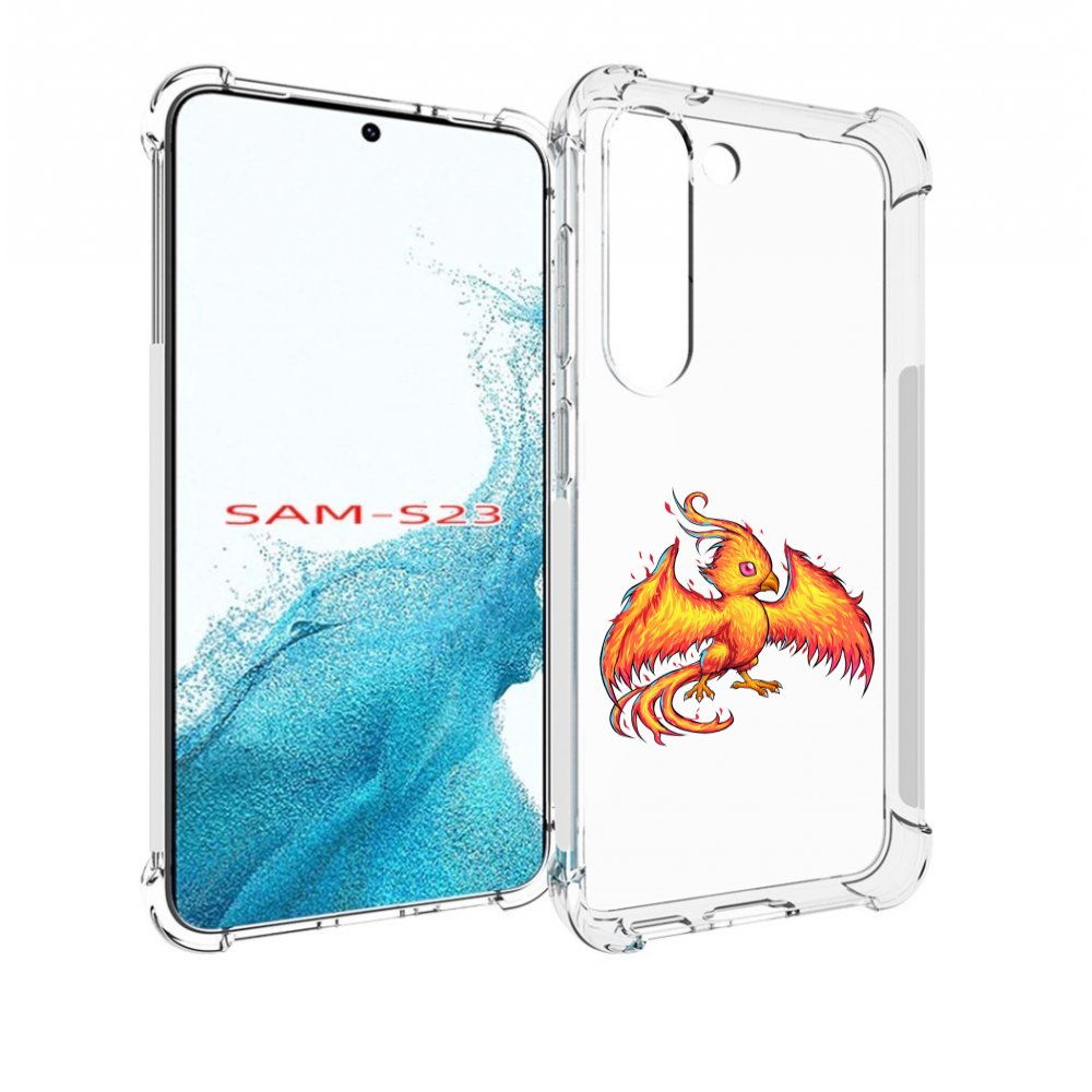 

Чехол MyPads огненная-птичка для Samsung Galaxy S23, Прозрачный, Tocco