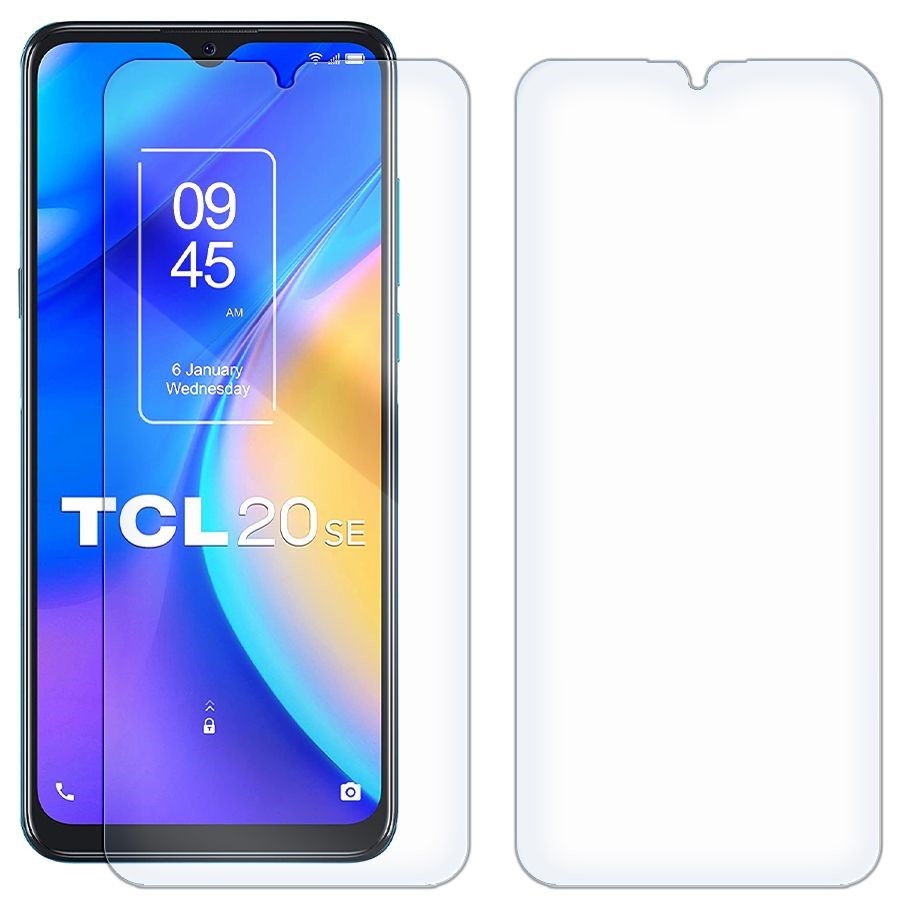 Комплект из 2-x защитных гибридных стекол для TCL 20 SE