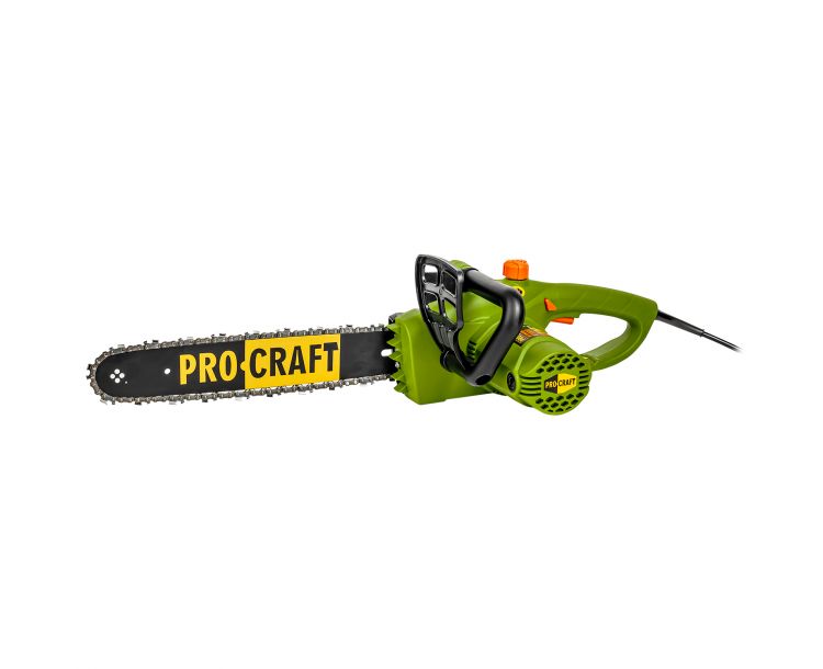 фото Пила цепная электрическая procraft k1800, 35см шина, 1800вт, 11м/сек