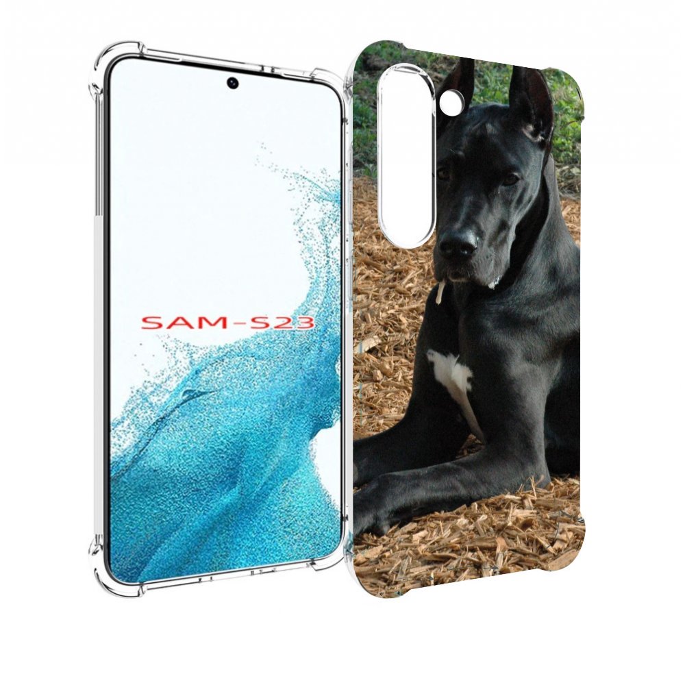 

Чехол MyPads немецкии дог для Samsung Galaxy S23, Прозрачный, Tocco