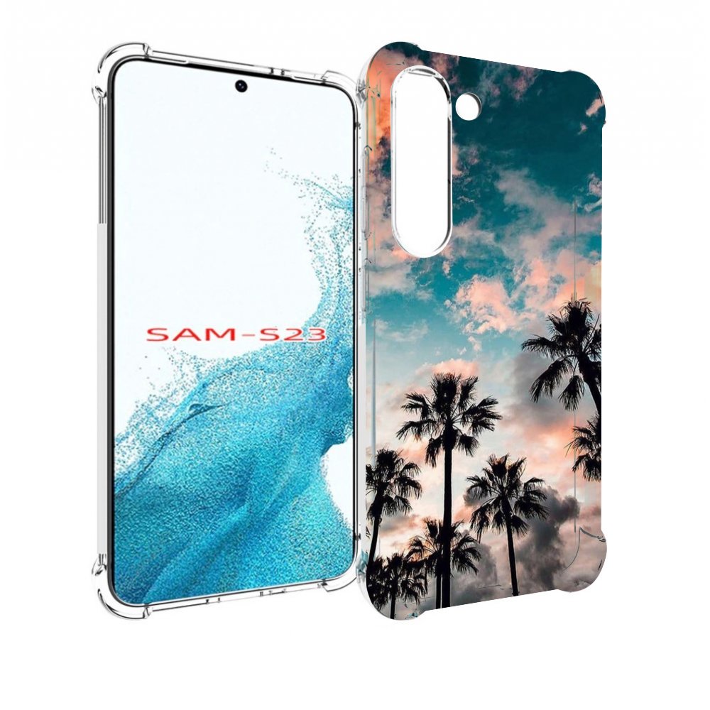 

Чехол MyPads небо-с-пальмами для Samsung Galaxy S23, Прозрачный, Tocco