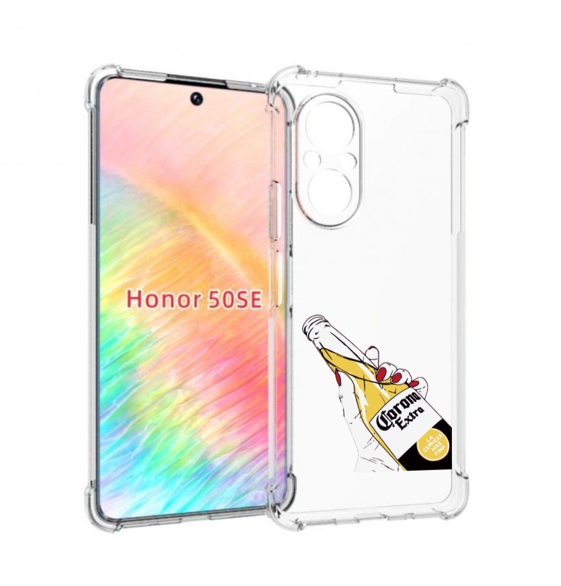 

Чехол бампер MyPads корона екстра для Honor 50 SE противоударный, Прозрачный, Tocco