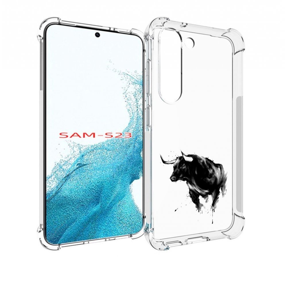 

Чехол MyPads бык для Samsung Galaxy S23, Прозрачный, Tocco
