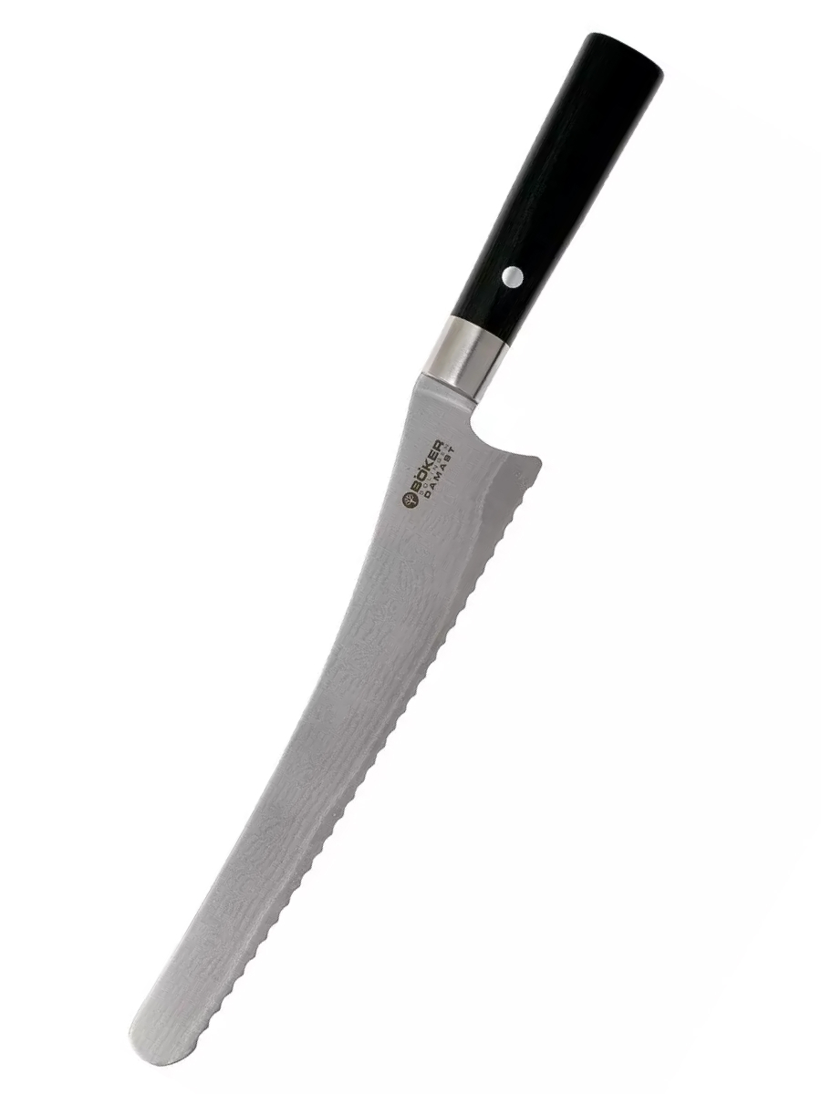 Нож кухонный Boker 130423DAM Damascus Black Bread Knife