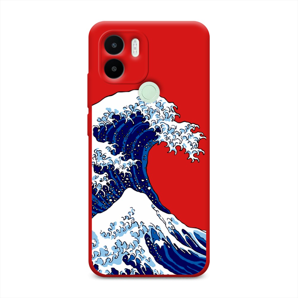 

Чехол Awog на Redmi A1+/A2+ "Волна в Канагаве", Синий;белый, 318553-1
