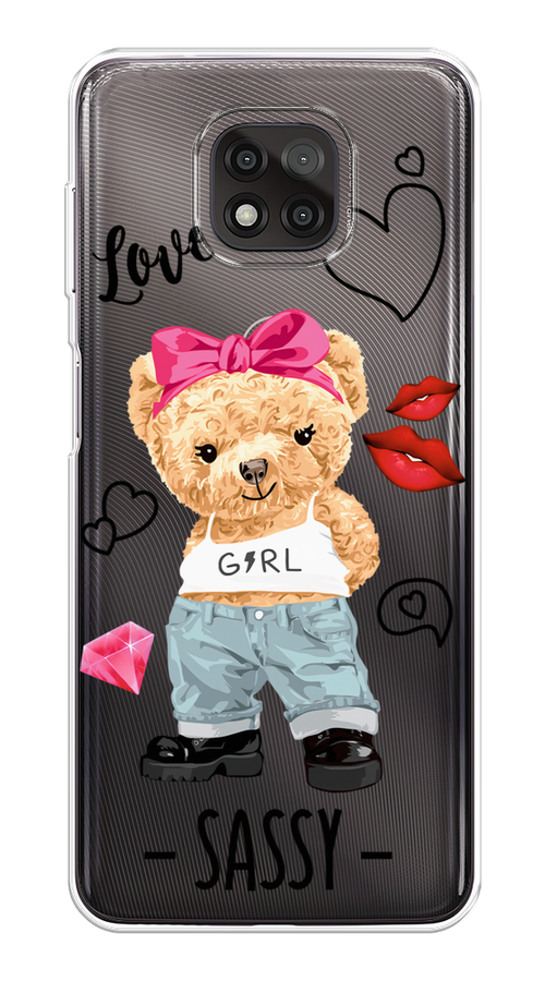 

Чехол на Motorola Moto G Power 2021 "Sugar Mommy", Голубой;белый;розовый, 242750-6