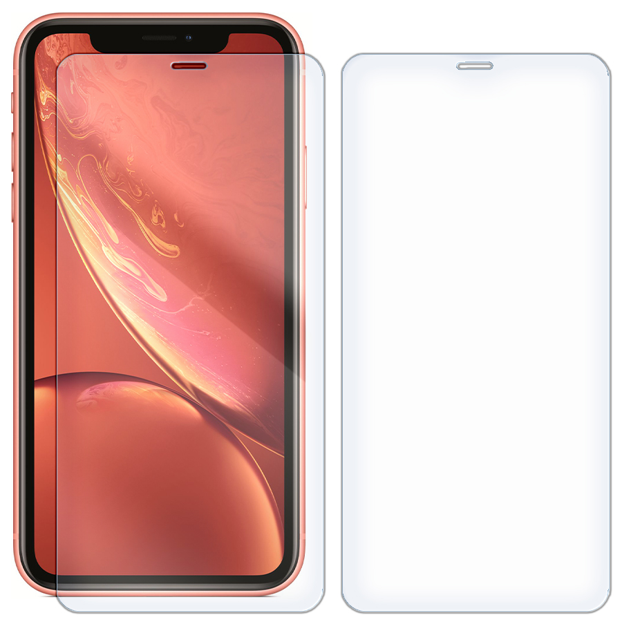 

Комплект из 2-x защитных гибридных стекол для iPhone 11