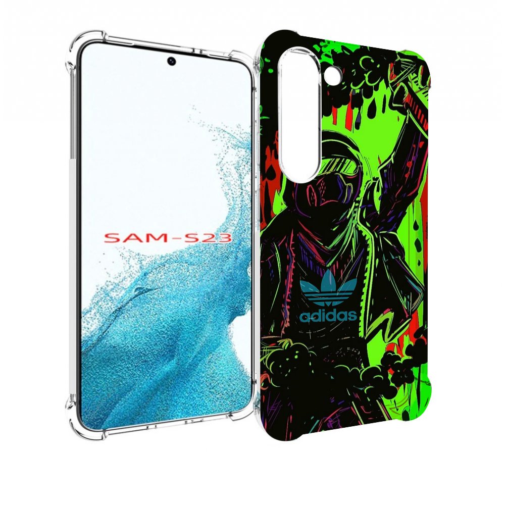 

Чехол MyPads мужчина в красках адидас для Samsung Galaxy S23, Прозрачный, Tocco