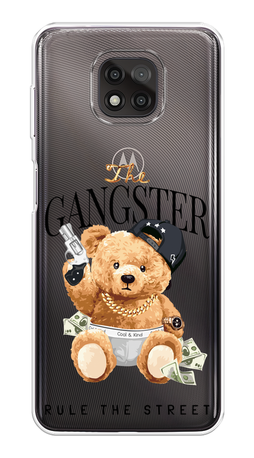 

Чехол на Motorola Moto G Power 2021 "The Gangster", Бежевый;серый;черный, 242750-6