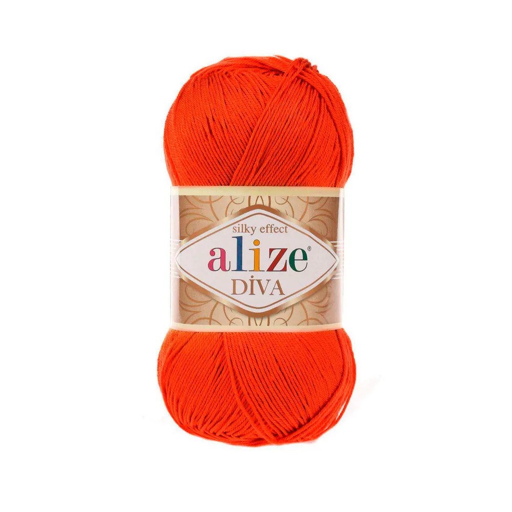 

ALIZE Пряжа "Diva" 100% микрофибра 350м/100гр (37), Красный