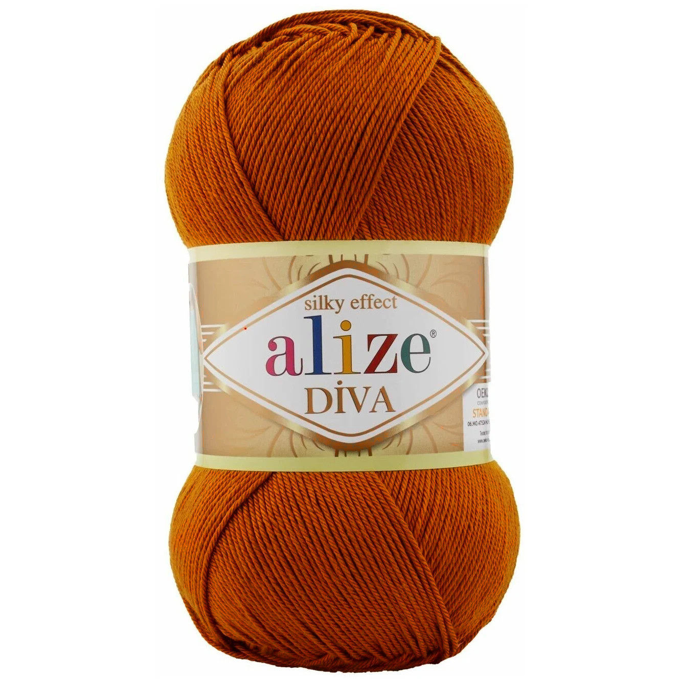 

ALIZE Пряжа "Diva" 100% микрофибра 350м/100гр (234), Оранжевый