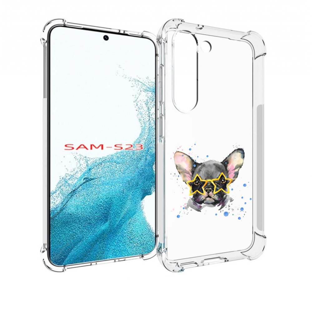 

Чехол MyPads буля в очках для Samsung Galaxy S23, Прозрачный, Tocco