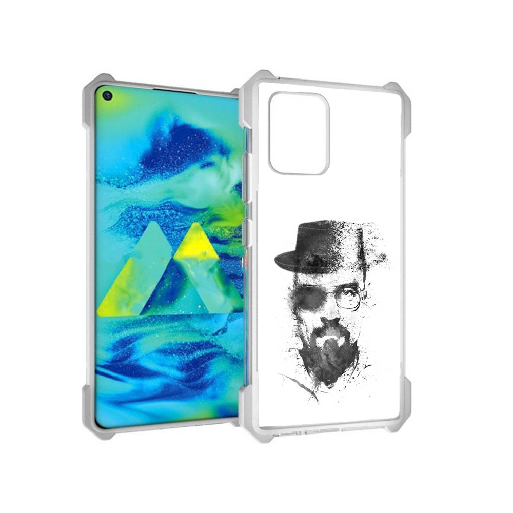 

Чехол MyPads Tocco для Samsung Galaxy S10 Lite загадочный человек (PT143840.502.347), Прозрачный, Tocco