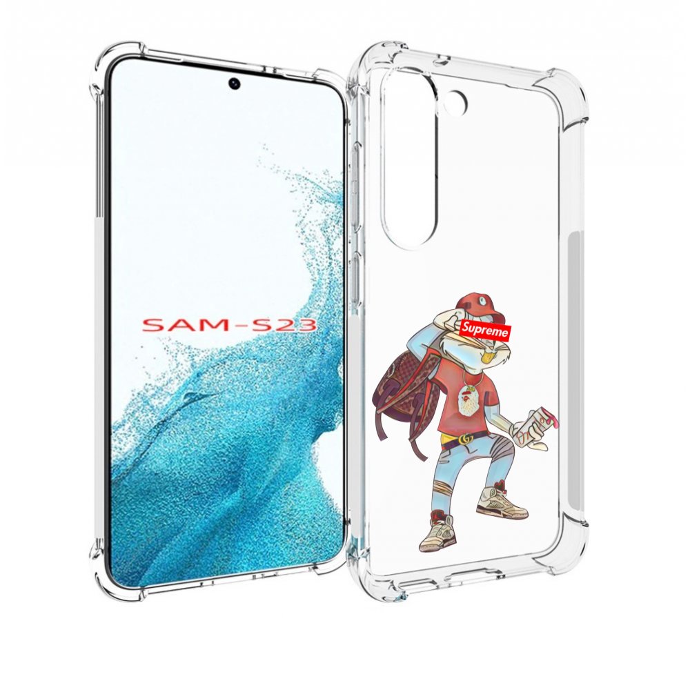 

Чехол MyPads моднявый-заяц детский для Samsung Galaxy S23, Прозрачный, Tocco