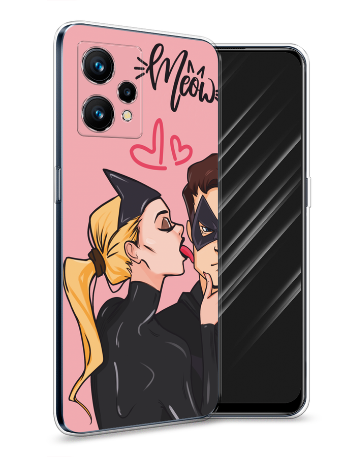 

Чехол Awog на Realme 9 4G "Kiss of Cat Woman", Розовый;черный;бежевый, 258750-1