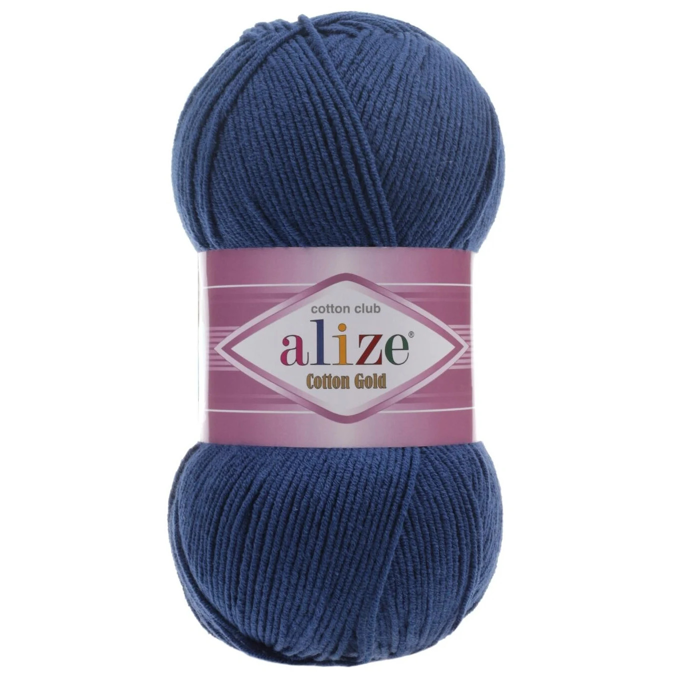 

ALIZE Пряжа "Cotton Gold" 55% хлопок, 45% акрил, 330м/100гр (279 джинс), Синий