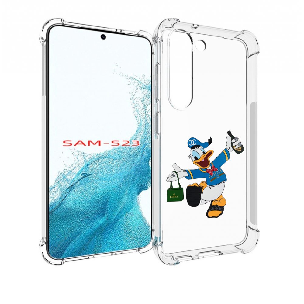

Чехол MyPads модный-дональд-дак для Samsung Galaxy S23, Прозрачный, Tocco
