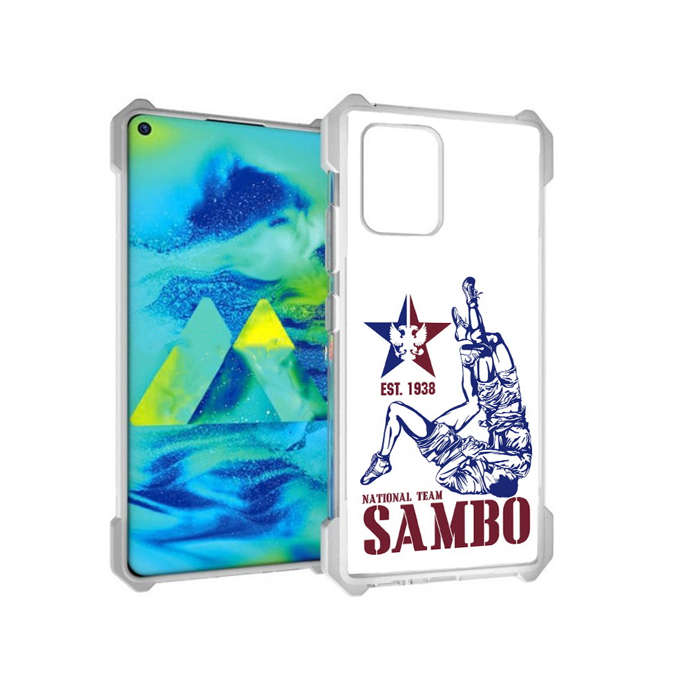 

Чехол MyPads Tocco для Samsung Galaxy S10 Lite единоборства самбо (PT143840.502.344), Прозрачный, Tocco