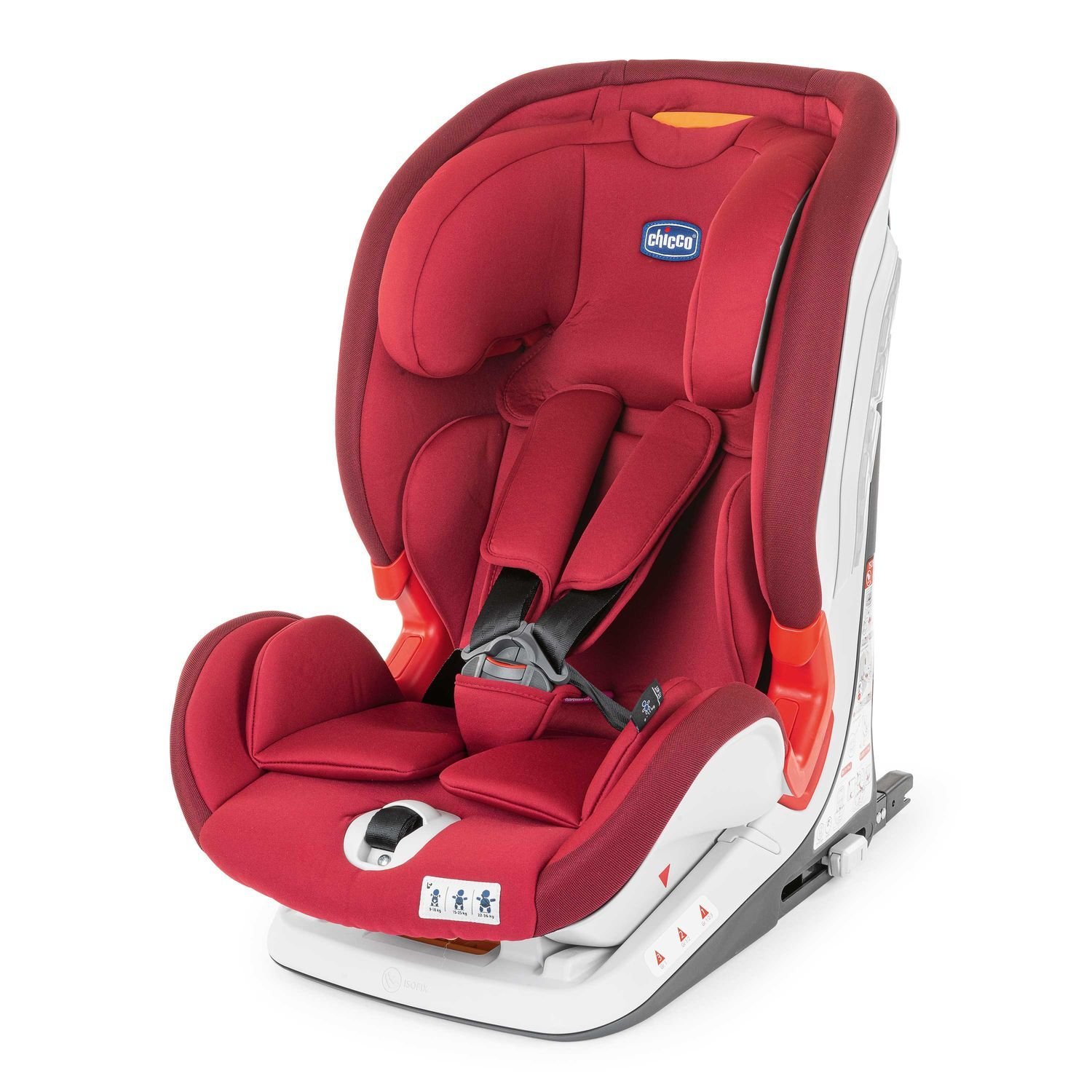 фото Автокресло chicco youniverse fix цв.красный гр.1/2/3