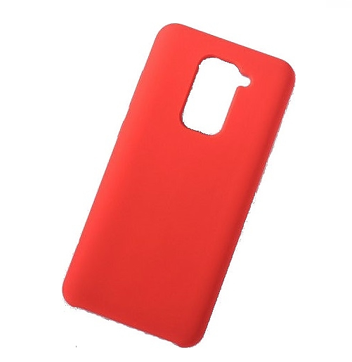 

Чехол-накладка Silicone Case для Xiaomi Redmi Note 9 red (Красный), Чехол-накладка noname Silicone Case для Xiaomimi Note 9