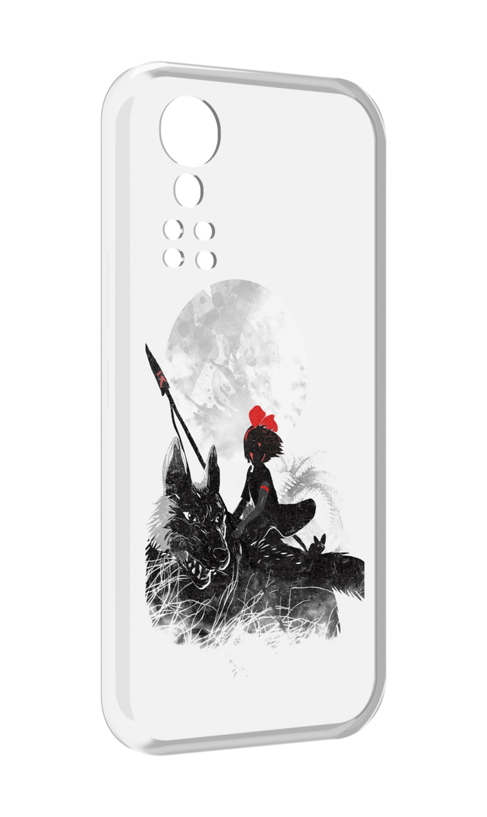 

Чехол MyPads мононоке для ZTE Axon 30 5G / Axon 30S, Прозрачный, Tocco