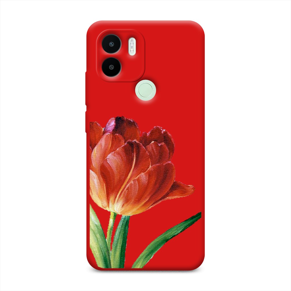 

Чехол Awog на Redmi A1+/A2+ "Красный тюльпан", Оранжевый;зеленый, 316753-1
