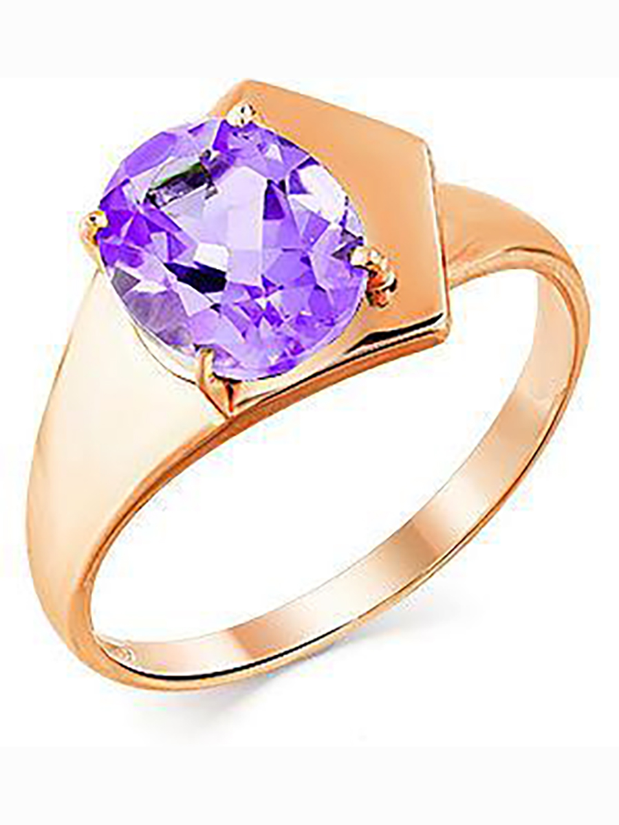 

Кольцо из красного золота с 1 аметистом р. 18 Master Brilliant 01-2-787-0200-010, 01-2-787-0200-010