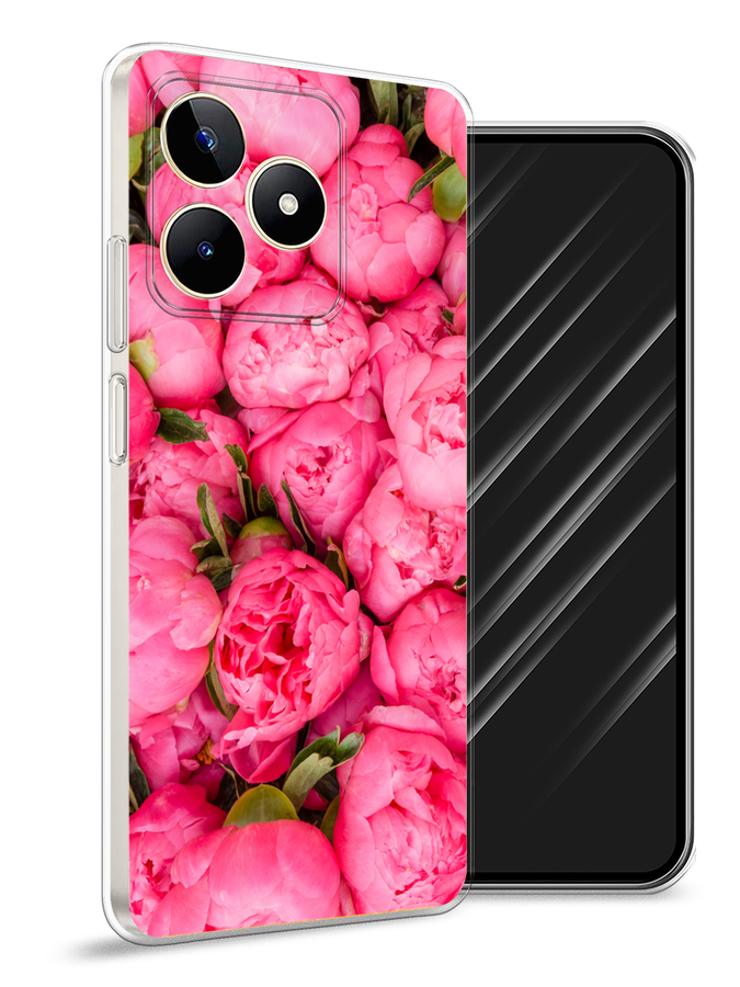 

Чехол Awog на Realme C53/C51/Note 50 "Прекрасные пионы", Разноцветный, 2515250-1