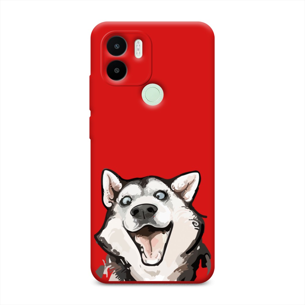 

Чехол Awog на Redmi A1+/A2+ "Радостный хаски", Белый;голубой;черный, 316753-1