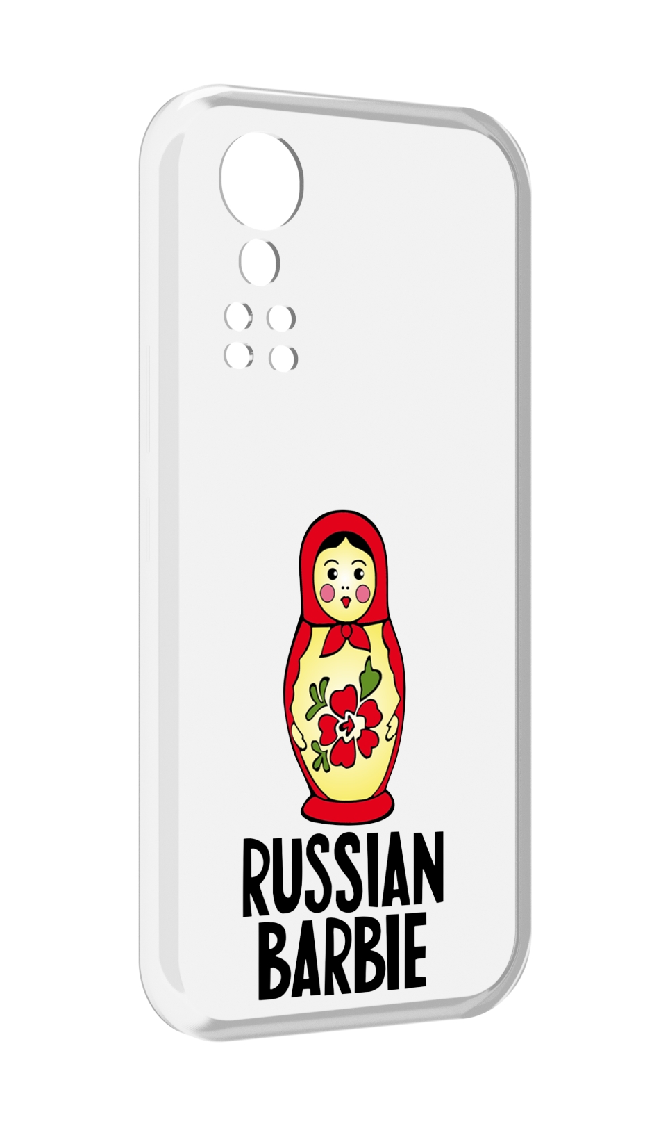

Чехол MyPads матрешка для ZTE Axon 30 5G / Axon 30S, Прозрачный, Tocco