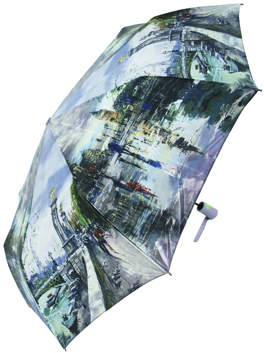 

Зонт женский Popular Umbrella 2605 голубой, 2605