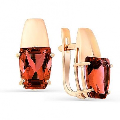 

Серьги из красного золота с 2 гранатами Master Brilliant 02-2-260-0300-010, 02-2-260-0300-010