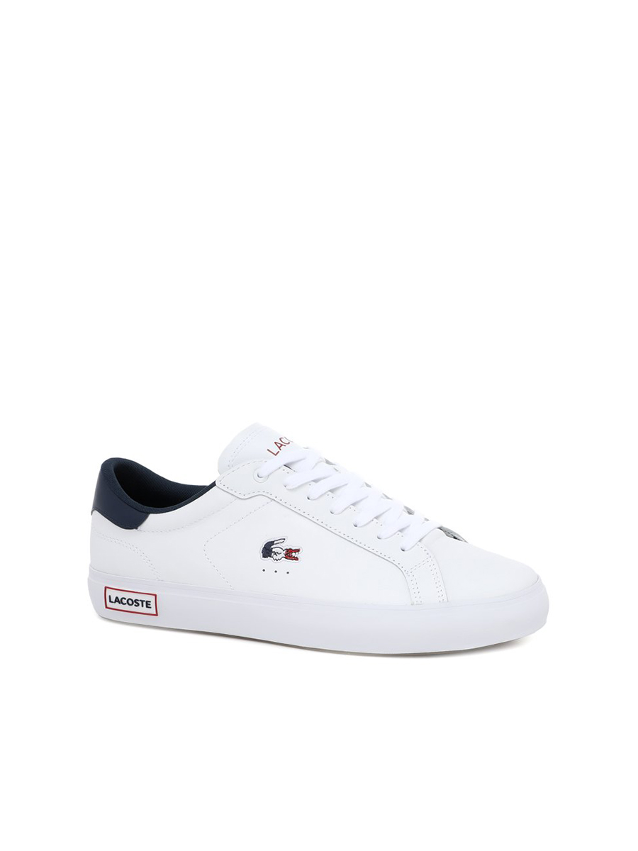 

Кеды мужские Lacoste SMA0034 POWERCOURT TRI 1 белые 7 UK, Белый, SMA0034 POWERCOURT TRI 1