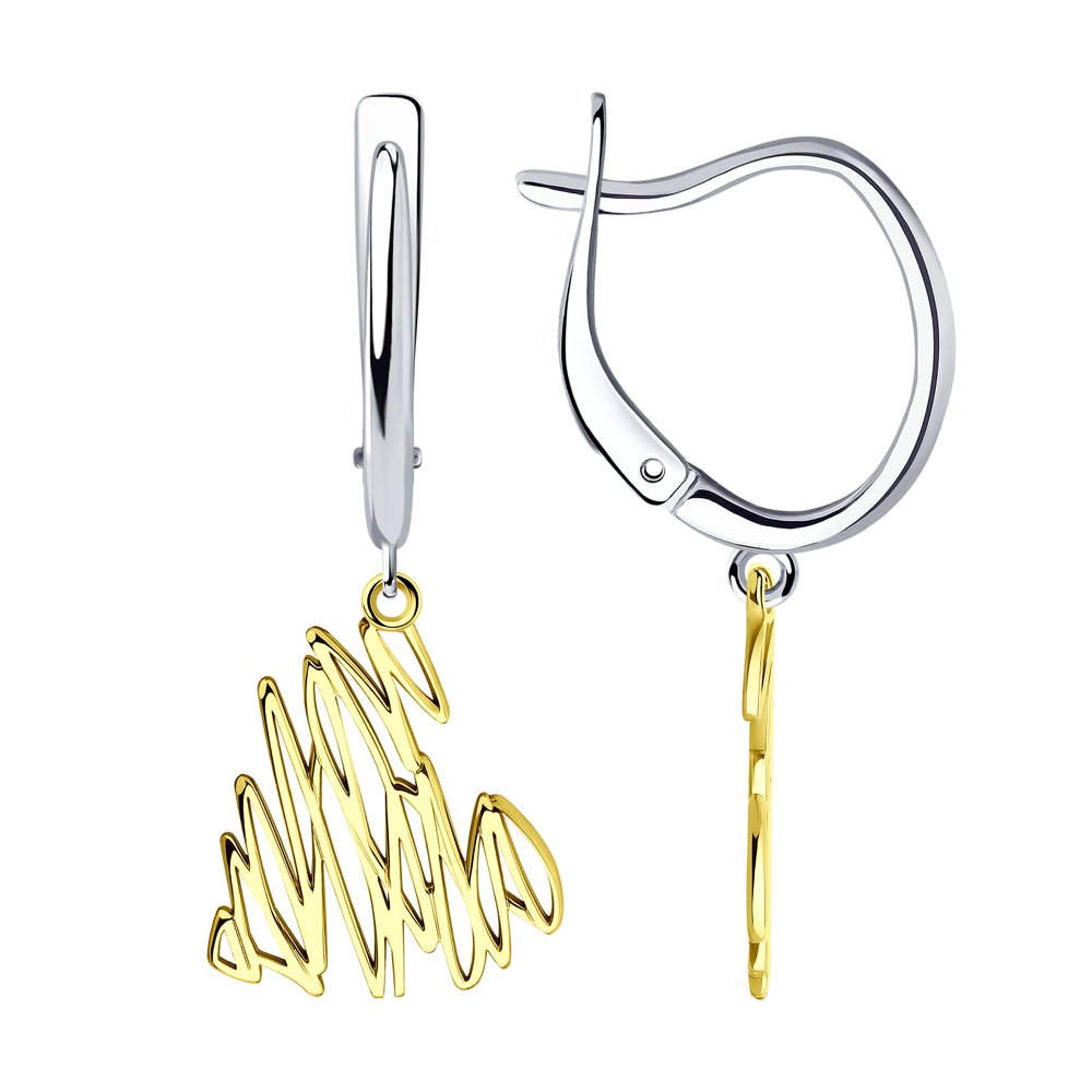 

Серьги подвески из серебра SKLV 94025095, 94025095