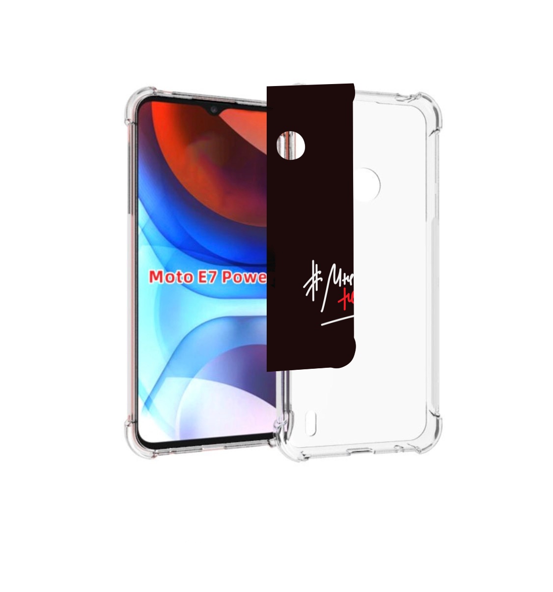 

Чехол MyPads мне-не-больно для Motorola Moto E7 Power, Прозрачный, Tocco